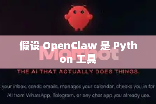假设 OpenClaw 是 Python 工具
